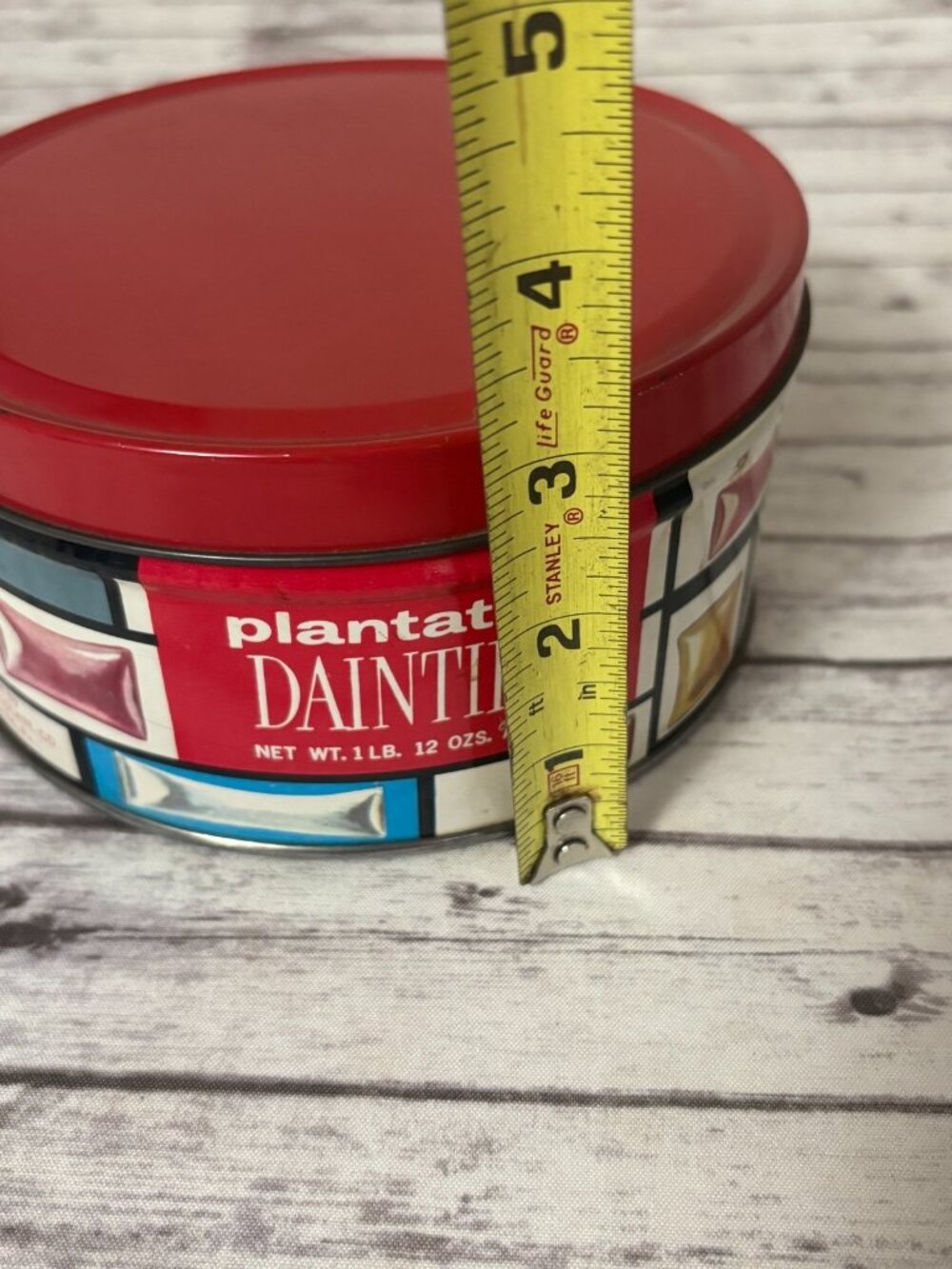 1960's MCM Vintage Plantation Daintes Tin by Plantation Chocolate Candy - Picture 8 of 9